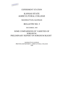 KANSAS STATE AGRICULTURAL COLLEGE BULLETIN NO. 5