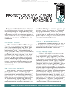 PROTECT YOUR FAMILY FROM CARBON MONOXIDE POISONING NEAR