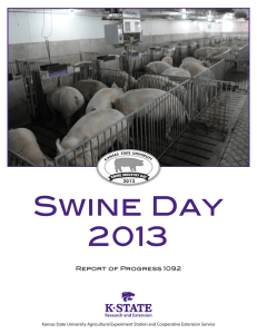 Swine Day 2013 Report of Progress 1092