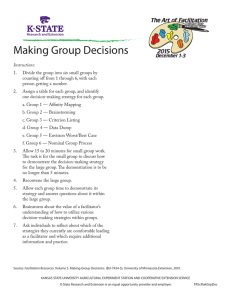 Making Group Decisions
