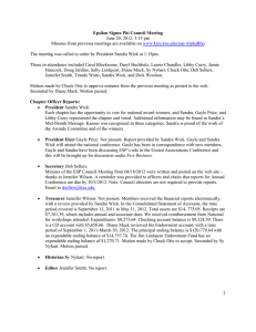 Epsilon Sigma Phi Council Meeting  June 20, 2012, 1:15 pm