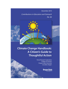 Climate Change Handbook: A Citizen’s Guide to Thoughtful Action