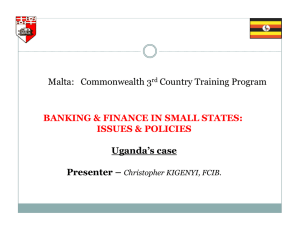 Malta:   Commonwealth 3 Country Training Program ISSUES &amp; POLICIES