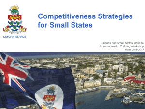 Competitiveness Strategies for Small States  Islands and Small States Institute