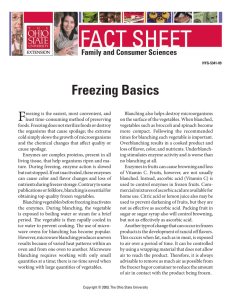F Freezing Basics Family and Consumer Sciences