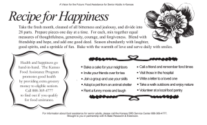 Recipe for Happiness