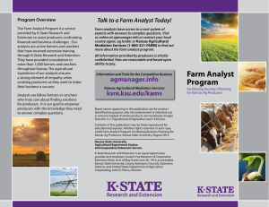 Talk to a Farm Analyst Today! Program Overview