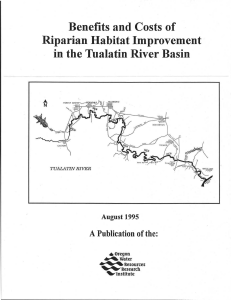 Benefits and Costs of Riparian Habitat Improvemen t 11■'