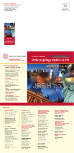 JBRH comp Otolaryngology Update in NYC October 27-28, 2011