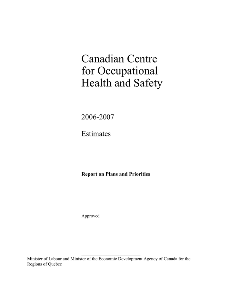 Canadian Centre for Occupational Health and Safety