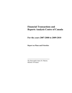 Financial Transactions and Reports Analysis Centre of Canada