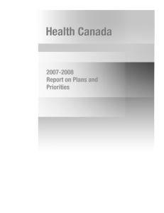 2007-2008 Report on Plans and Priorities