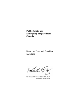 Public Emergency Preparedness Canada