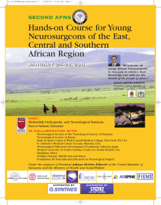 Hands-on Course for Young Neurosurgeons of the East, Central and Southern African Region