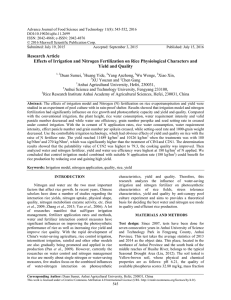 Advance Journal of Food Science and Technology 11(8): 545-552, 2016 DOI:10.19026/ajfst.11.2699