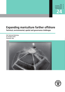24 Expanding mariculture farther offshore Expanding mariculture farther offshore