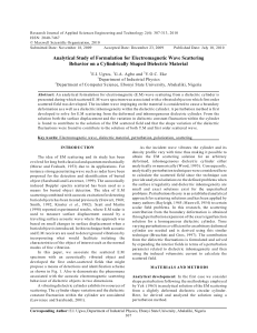 Research Journal of Applied Sciences Engineering and Technology 2(4): 307-313,... ISSN: 2040-7467 © M axwell Scientific Organization, 2010