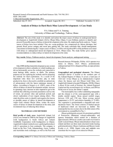 Research Journal of Environmental and Earth Sciences 3(6): 754-760, 2011