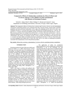 Research Journal of Environmental and Earth Sciences 4(4): 413-418, 2012