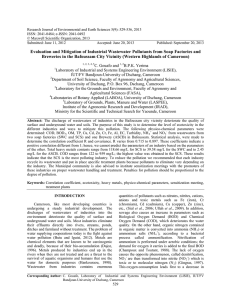 Research Journal of Environmental and Earth Sciences 5(9): 529-536, 2013