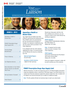 ISSUE 6 - 2012 Appealing a Health or Dental Claim