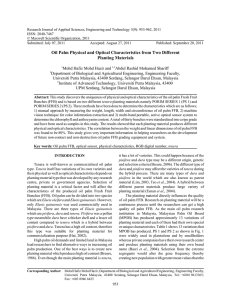 Research Journal of Applied Sciences, Engineering and Technology 3(9): 953-962,... ISSN: 2040-7467 © Maxwell Scientific Organization, 2011