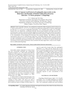 Research Journal of Applied Sciences, Engineering and Technology 1(3): 116-120,... ISSN: 2040-7467 © M axwell Scientific Organization, 2009