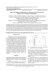 Research Journal of Applied Sciences, Engineering and Technology 5(1): 134-141,... ISSN: 2040-7459; e-ISSN: 2040-7467