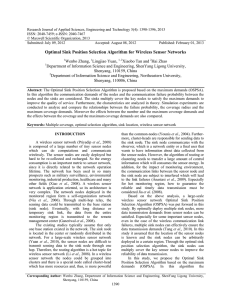 Research Journal of Applied Sciences, Engineering and Technology 5(4): 1390-1396,... ISSN: 2040-7459; e-ISSN: 2040-7467