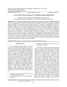 Research Journal of Applied Sciences, Engineering and Technology 6(4): 557-567,... ISSN: 2040-7459; e-ISSN: 2040-7467