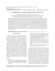 Research Journal Applied Sciences, Engineering and Technology 2(2): 170-175, 2010