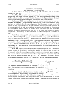 Last modified on 17 September 2006 Theory  of  Elasticity