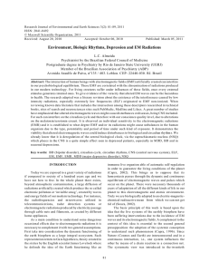 Research Journal of Environmental and Earth Sciences 3(2): 81-89, 2011