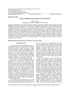 Advance Journal of Food Science and Technology 9(1): 65-71, 2015