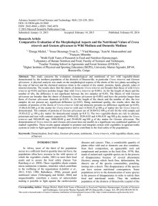 Advance Journal of Food Science and Technology 10(4): 233-239, 2016