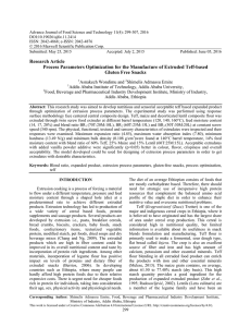 Advance Journal of Food Science and Technology 11(4): 299-307, 2016 DOI:10.19026/ajfst.11.2414