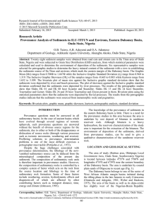 Research Journal of Environmental and Earth Sciences 7(3): 60-67, 2015