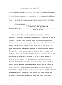 AN ABSTRACT OF THE THESIS OF Master of Science Michael Milota