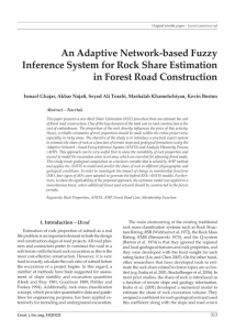 An Adaptive Network-based Fuzzy Inference System for Rock Share Estimation