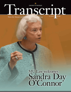 Sandra Day O’Connor MU Law welcomes