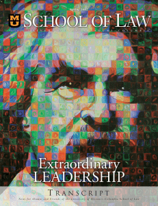 Extraordinary LEADERSHIP Spring 2007