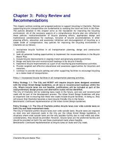 Chapter 3:  Policy Review and Recommendations