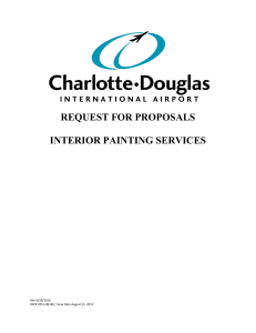 REQUEST FOR PROPOSALS INTERIOR PAINTING SERVICES  Rev.9/29/2014