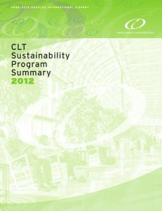 CLT Sustainability Program Summary