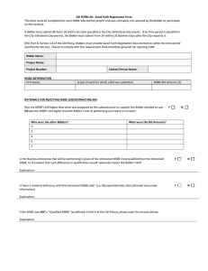 This form must be completed for each MSBE who bid... CBI FORM 2A:  Good Faith Negotiation Form