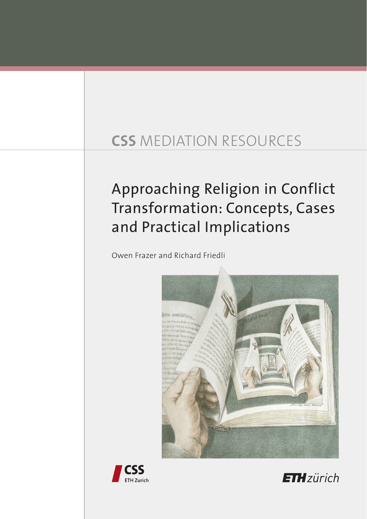 Css Approaching Religion In Conflict Transformation