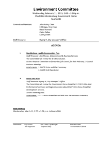 Environment Committee  Wednesday, February 11, 2015; 2:00 – 3:00 p.m.