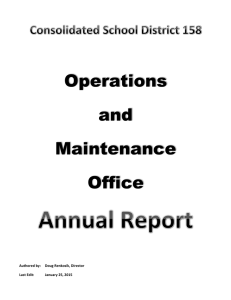 Operations and Maintenance Office