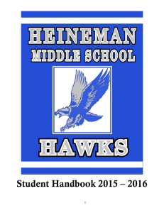 Student Handbook 2015 – 2016 1