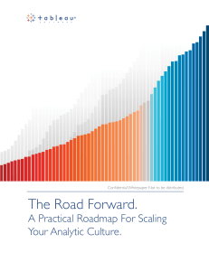 The Road Forward. A Practical Roadmap For Scaling Your Analytic Culture.